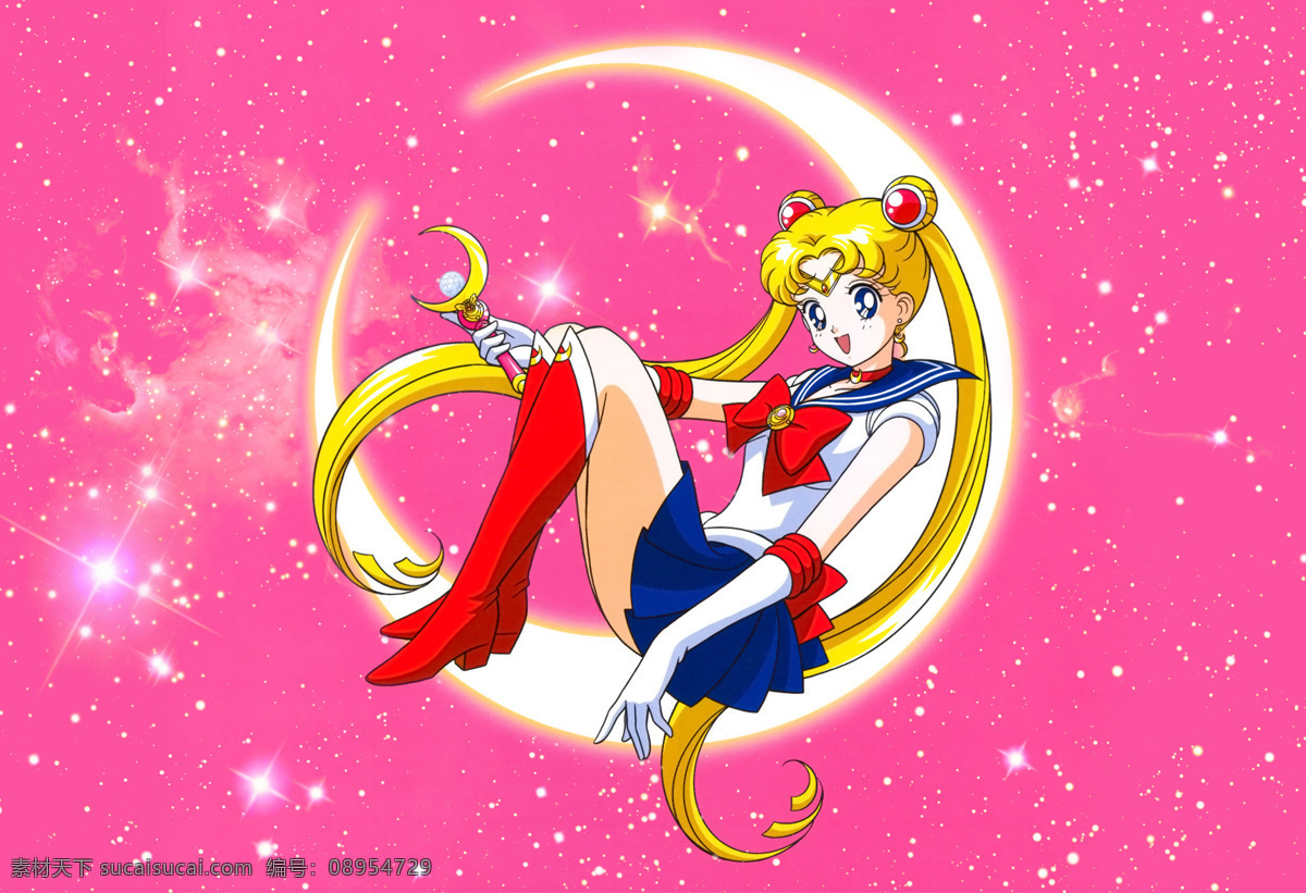 美 少女 战士 水 冰月 美少女战士 水冰月 月亮 星空 月野兔 动漫人物 动漫动画