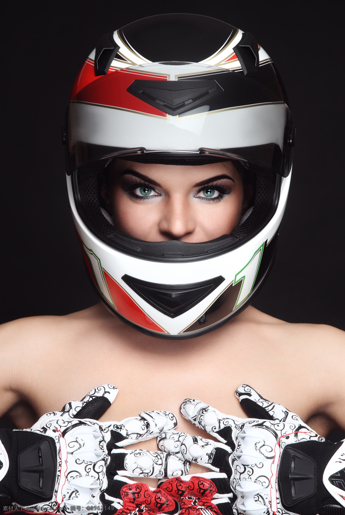 性感 女 赛车 手 赛车手 joker 摩托车 车手 头盔 性感美女 女车手 戴 女人 生活人物 人物图片