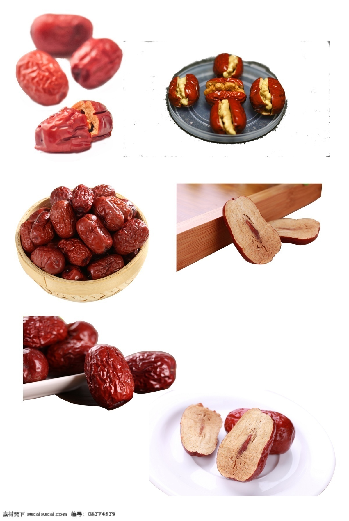 棗 紅棗 大紅棗 干棗 核桃夾棗 美食水果 生活百科 餐飲美食