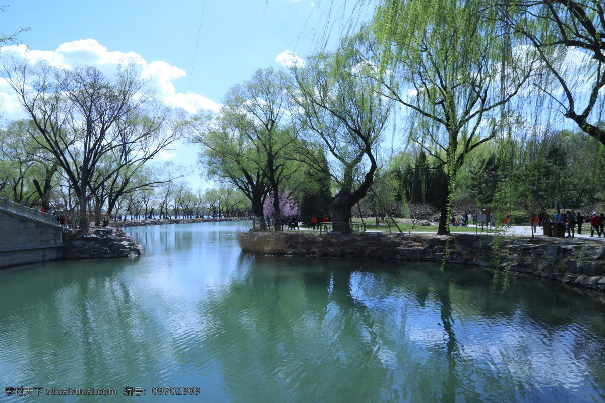 頤和園風景 頤和園美景 藍天白云 春色風景 春色美景 湖水 倒影 湖畔 柳樹 柳枝 垂柳 園林美景 公園美景 園林風景 園林 植物 花草 園林景觀 建筑園林 園林建筑