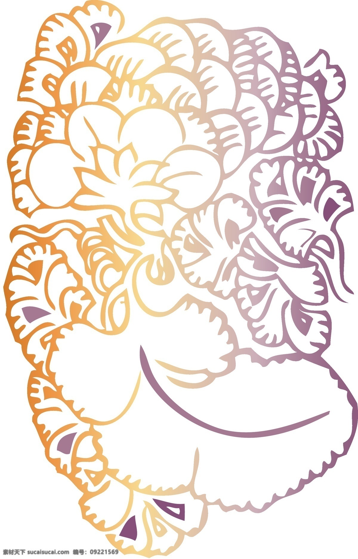 漸變 花 粉色 漸變花 漸變色 可編輯 其他矢量 矢量素材 矢量文件 矢量 模板下載 矢量圖 其他矢量圖