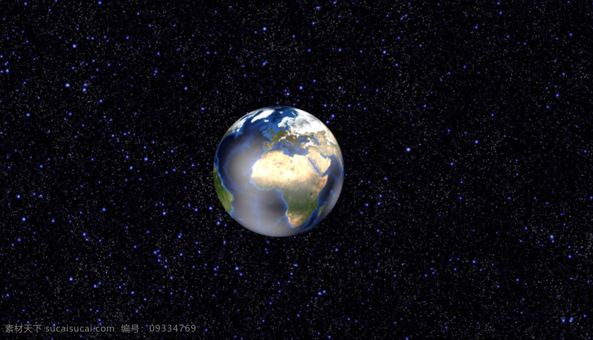 地球 旋转 动画 含 c4d 源文件 3d 模板 earth 球体 片头