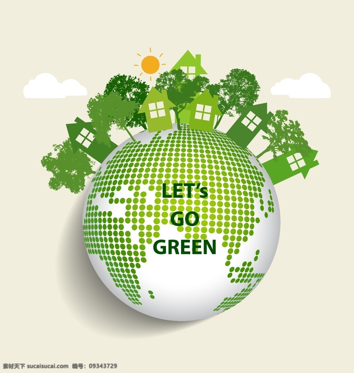 绿色生态 地球 海报 格式 绿色 环保 生态 树木 矢量 高清图片