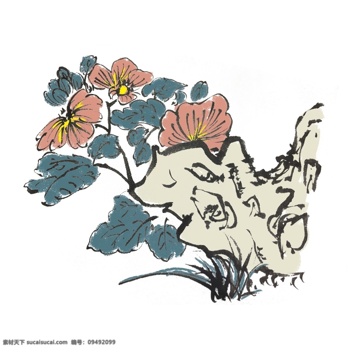 中國 風(fēng) 水墨 花草 奇石 手繪 插畫 中國風(fēng) 動物 古風(fēng) 水墨風(fēng) 墨跡 夏季 彩色 昆蟲 春天 生動 國風(fēng) 國畫 花鳥 小景