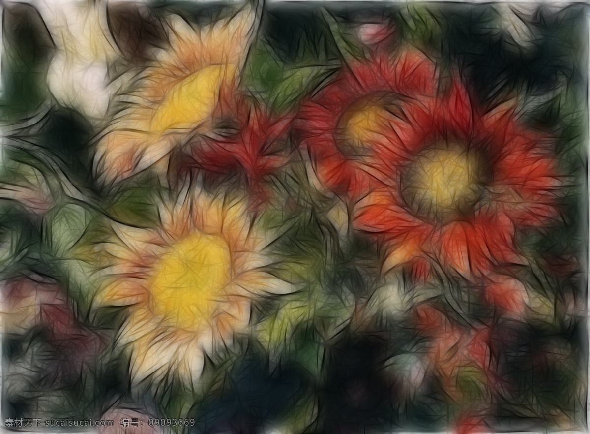 滿天 星花 花卉 滿天星花花 裝飾素材 無框畫