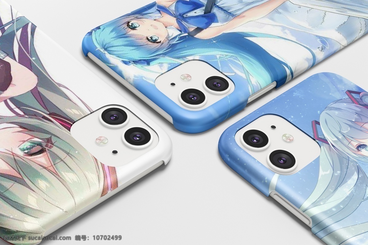 手機(jī)殼貼圖 樣機(jī) iphone11 初音未來(lái) 手機(jī)殼樣機(jī) 手機(jī)殼素材 貼圖 分層