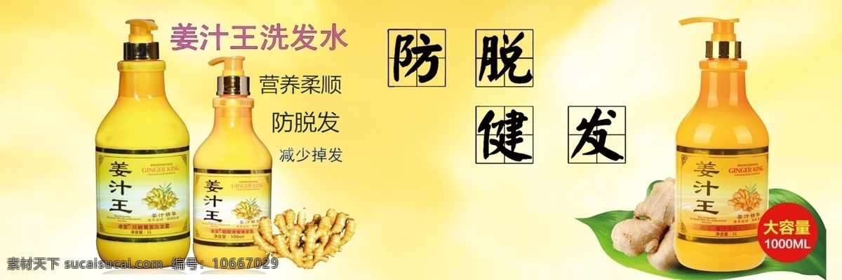 姜汁王洗發(fā)水 姜王 姜汁王 洗發(fā)水 防脫健發(fā) 大容量 營養(yǎng)柔順