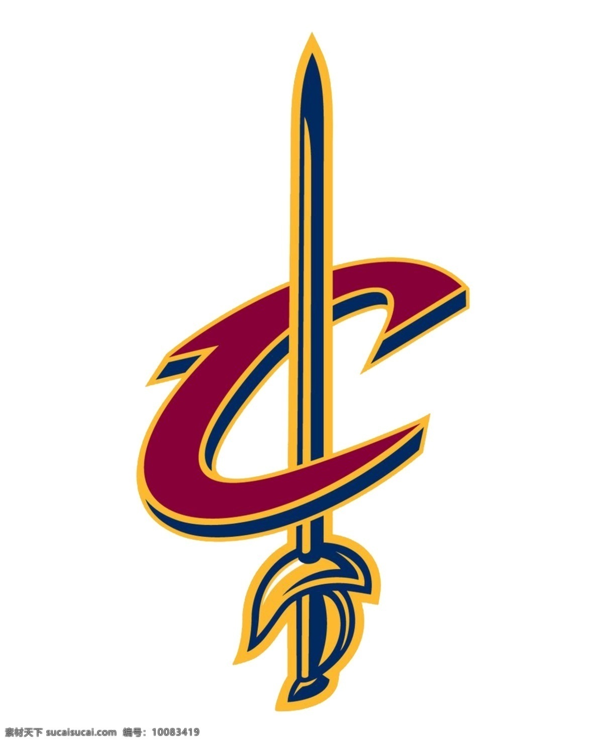 克里 夫兰 骑士 佩剑 标志 logo 图标 nba 篮球 元素