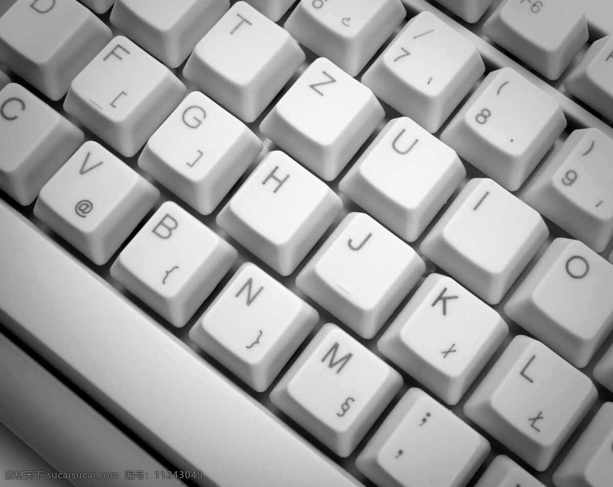 白色 键盘 特写 键盘特写 笔记本 电脑 电脑外设 电脑配件 电脑网络 生活素材 生活百科 高清图片 电脑数码