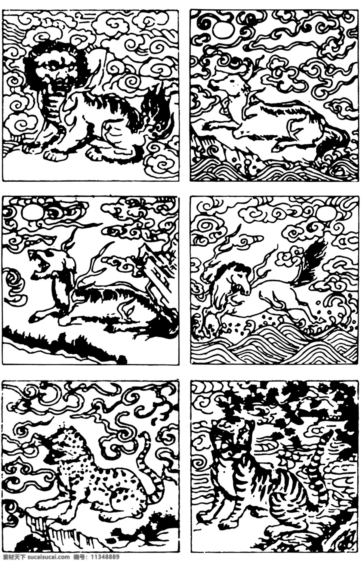 中國吉祥圖案 吉祥象征圖案 圖案素材 線描 古典圖案 圖案紋樣 傳統(tǒng)紋樣 傳統(tǒng)圖案 中國傳統(tǒng) 中式紋飾 藝術(shù)圖案 傳統(tǒng)文化 麒麟 瑞獸 龍 官服 白描 分層 源文件