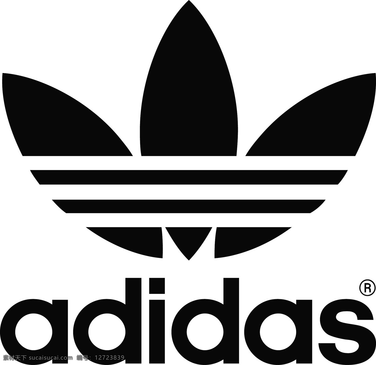 adidas 品牌 logo 阿迪 矢量图 高清图 广告标 logo设计 标志图标 企业 标志