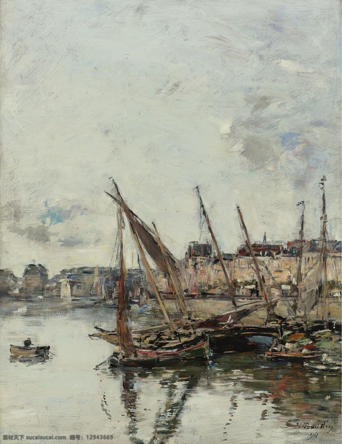 大師 畫家 風(fēng)景畫 靜物 油畫 建筑 裝飾畫 basin marine trouvill of port the boudin eugene 人物 高清 西方 國外 現(xiàn)代 家居裝飾素材