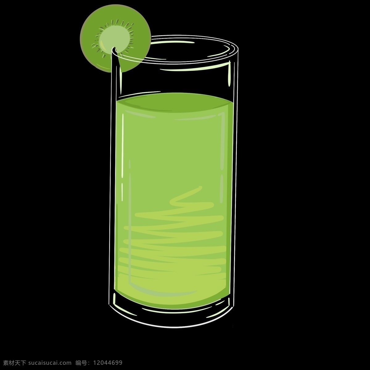 绿色 可爱 猕猴桃 汁 杯装 可口 饮料
