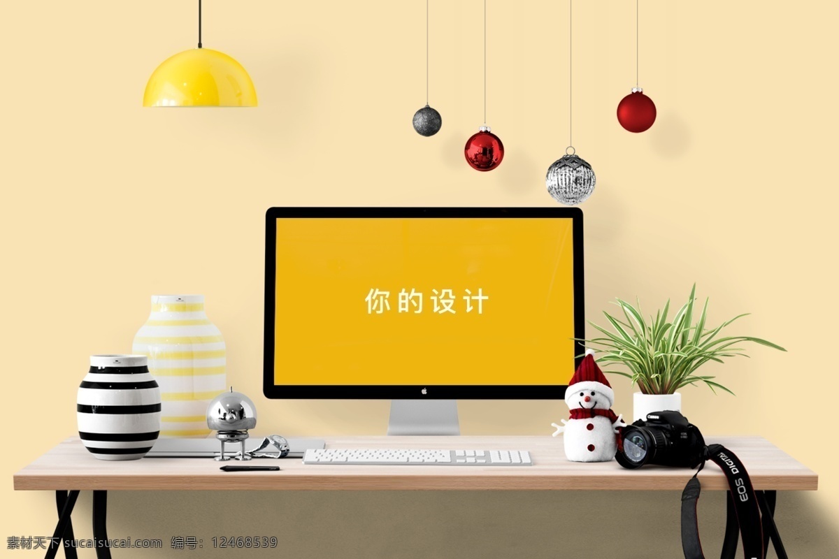 mac 一體機(jī) 工作臺 樣機(jī) 裝飾 電腦