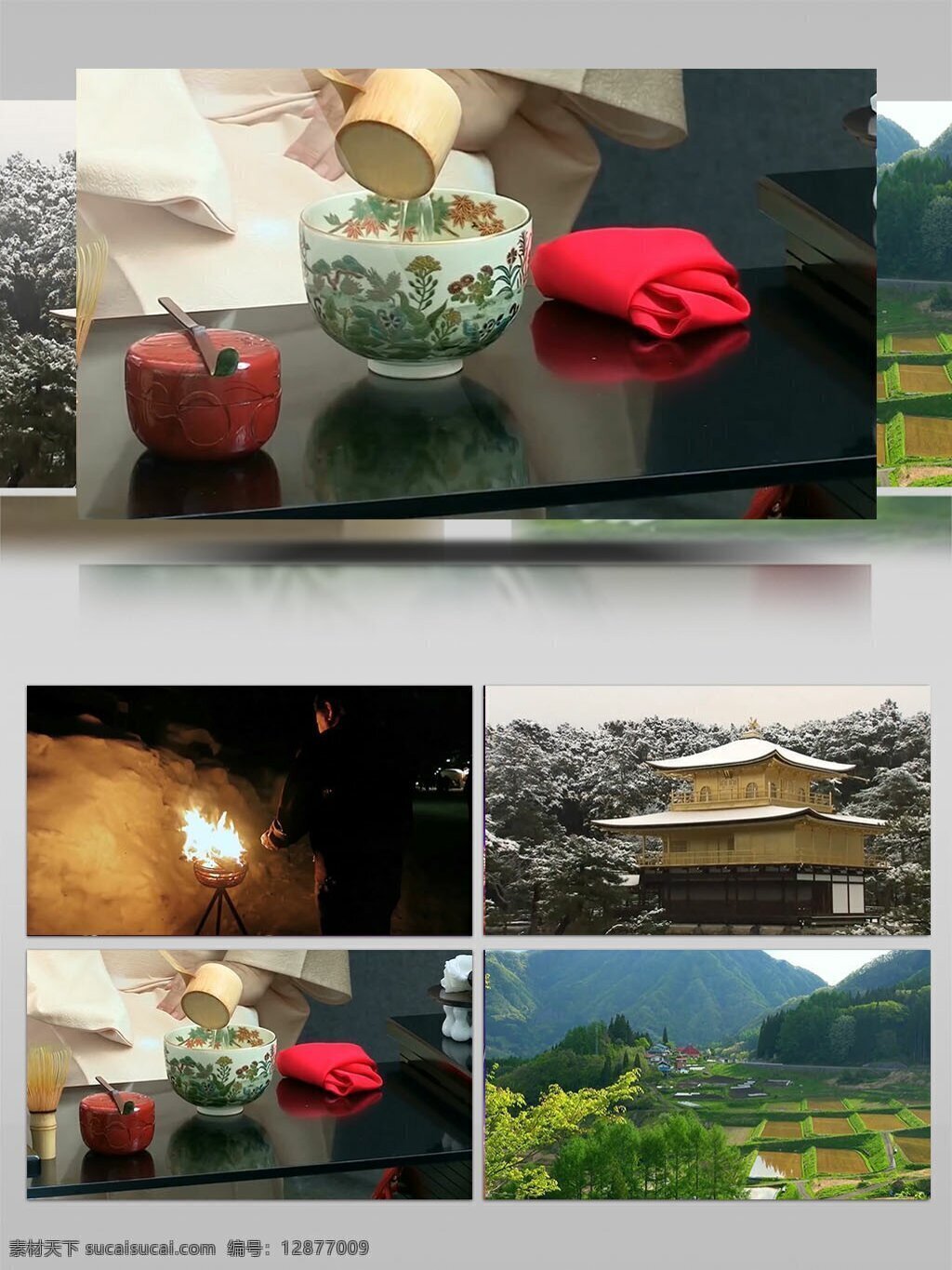 日本 特色 旅游文化 视频 视频素材