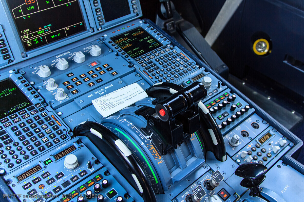 飞机 驾驶室 飞机驾驶室 机长室 飞机零件 交通工具 现代科技 黑色