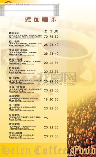 菜單 菜單模板 餐廳菜單設計 飯店菜單模板 矢量圖