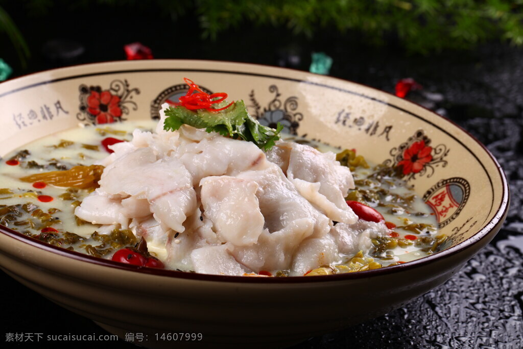 酸菜魚 魚片 中餐 美食 酸辣口味 川菜 傳統(tǒng)菜肴 家常菜 魚肉料理 酸菜 湯菜 特寫 辣椒 清淡 餐飲