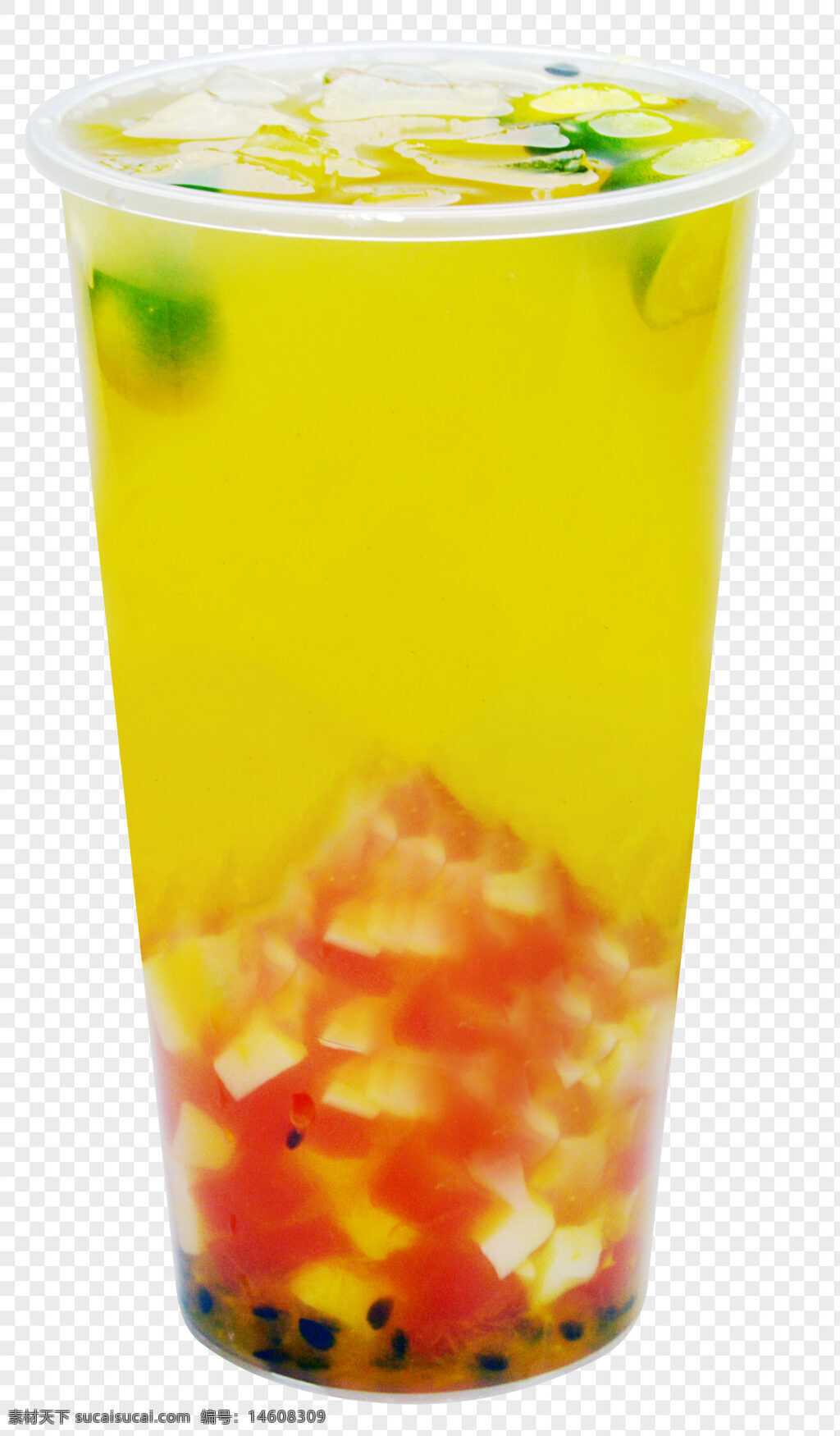 百香果 檸檬 西瓜 果肉 夏季 清涼 果汁 果茶 飲品 冷飲 解暑 鮮果茶 多彩 健康飲品