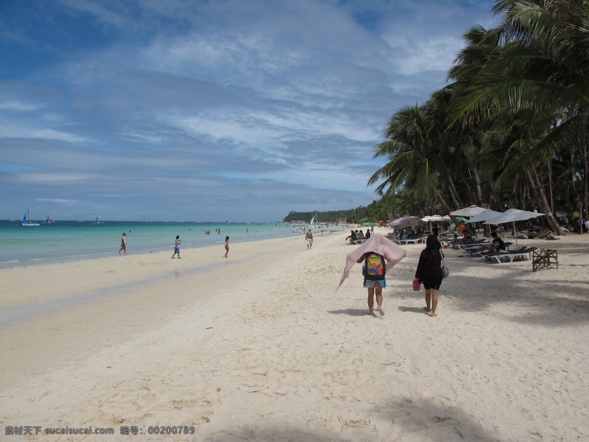 菲律宾 帆船 国外旅游 海景 海洋 蓝天 蓝天白云 旅游摄影 沙滩 蓝天碧海 天空 椰子树 风景 生活 旅游餐饮
