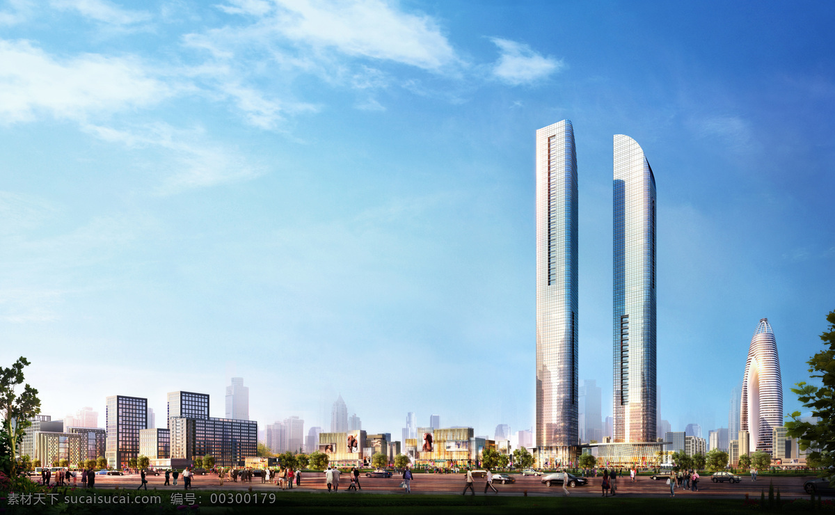 银川 绿地中心 超高层 商业 综合体 环境设计 建筑设计