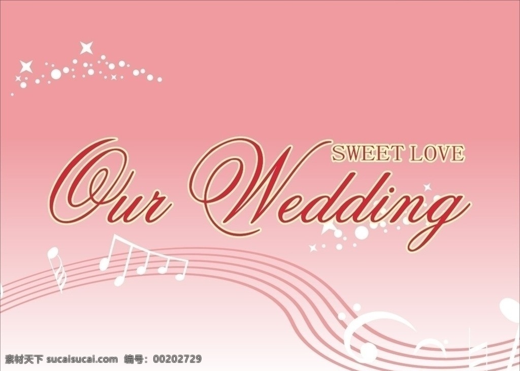 淡粉 婚礼 迎宾 架 淡粉色 音乐符号 波浪线条 广告婚庆 其他设计 矢量