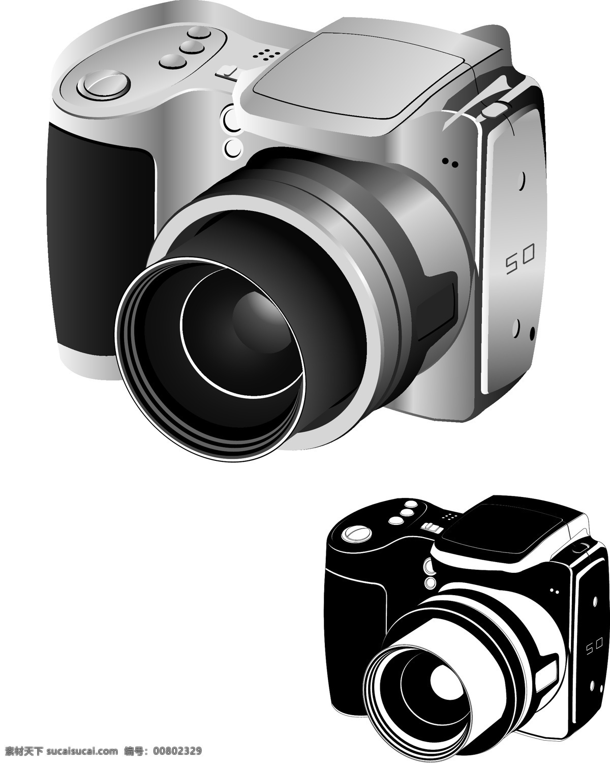 数码相机 矢量 数码相机矢量 数码相机素材 数码相机剪影 相机矢量素材 相机矢量 相机素材 相机剪影 共享设计矢量 现代科技 数码产品