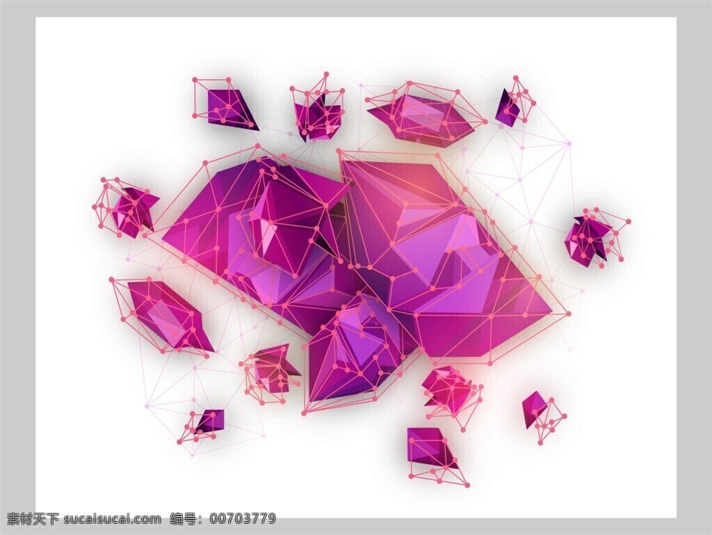 紫色 砖石 矢量 背景 创意 卡通 矢量素材 背景素材 平面设计 设计素材