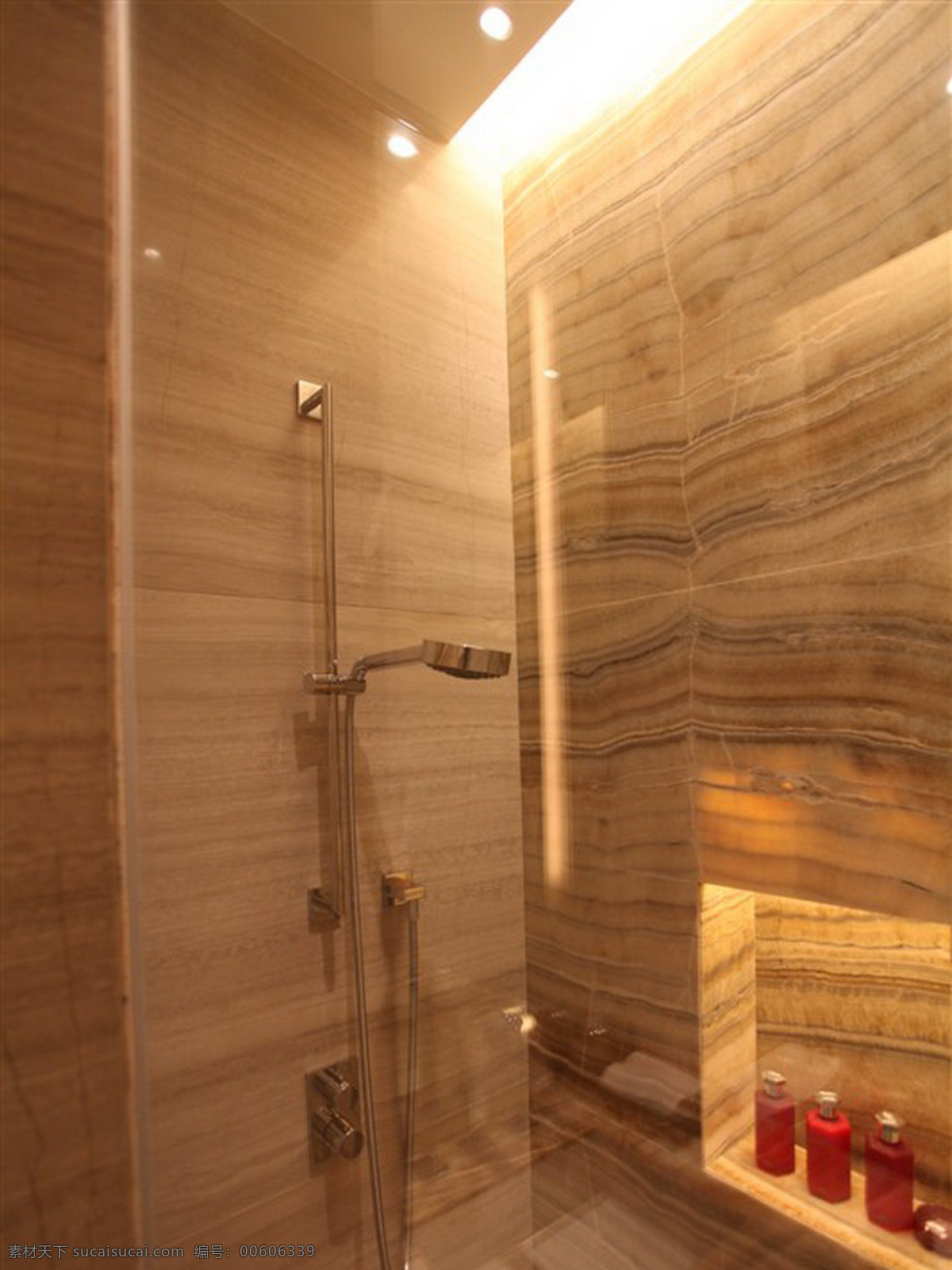 现代 简约 浴室 木材 纹理 背景 墙 室内装修 效果图 浴室装修 花纹 壁灯 卫生间装修