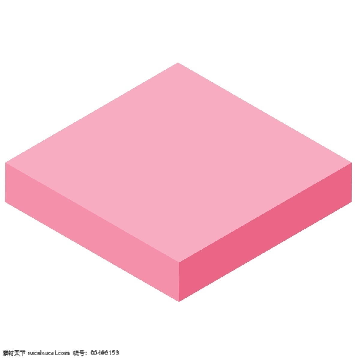 立体 方块 平台 粉色 立体平台 卡通平台