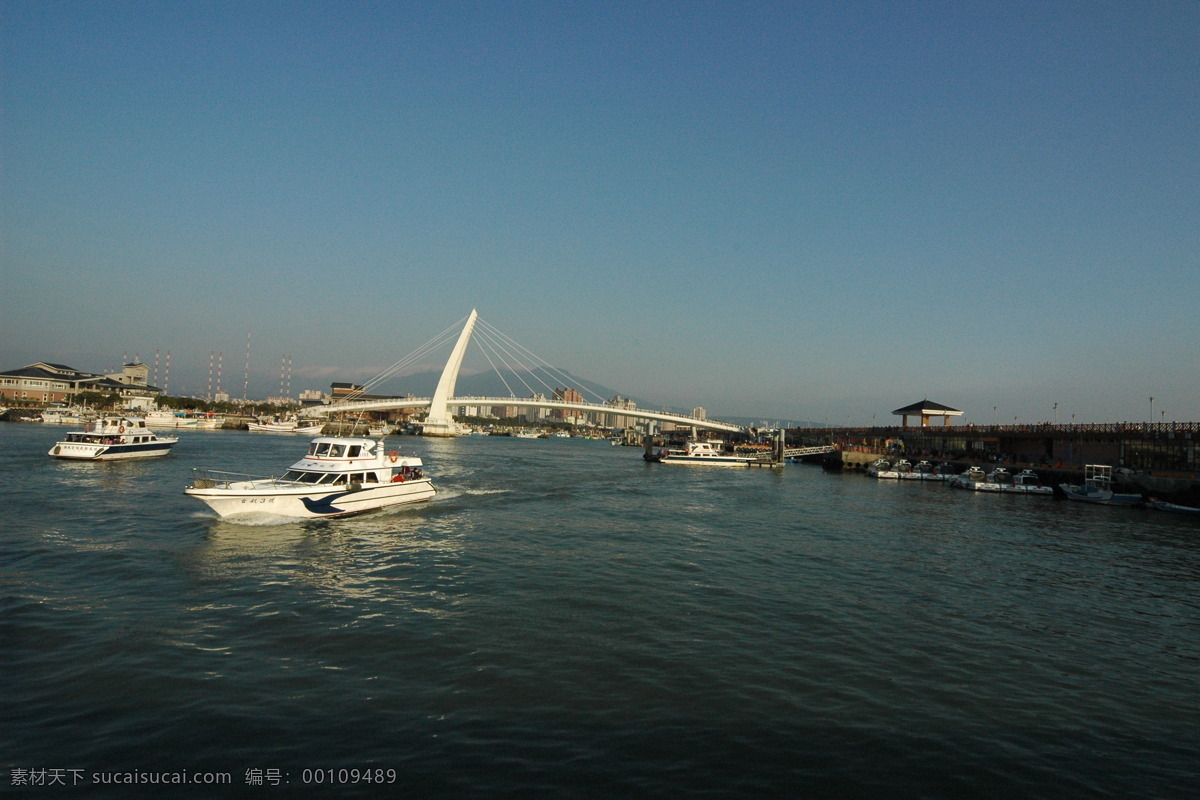 绝 美 台湾 船 旅游摄影 桥 水波 自然风景 绝美台湾 淡水渔人码头 大海景观 风景 生活 旅游餐饮