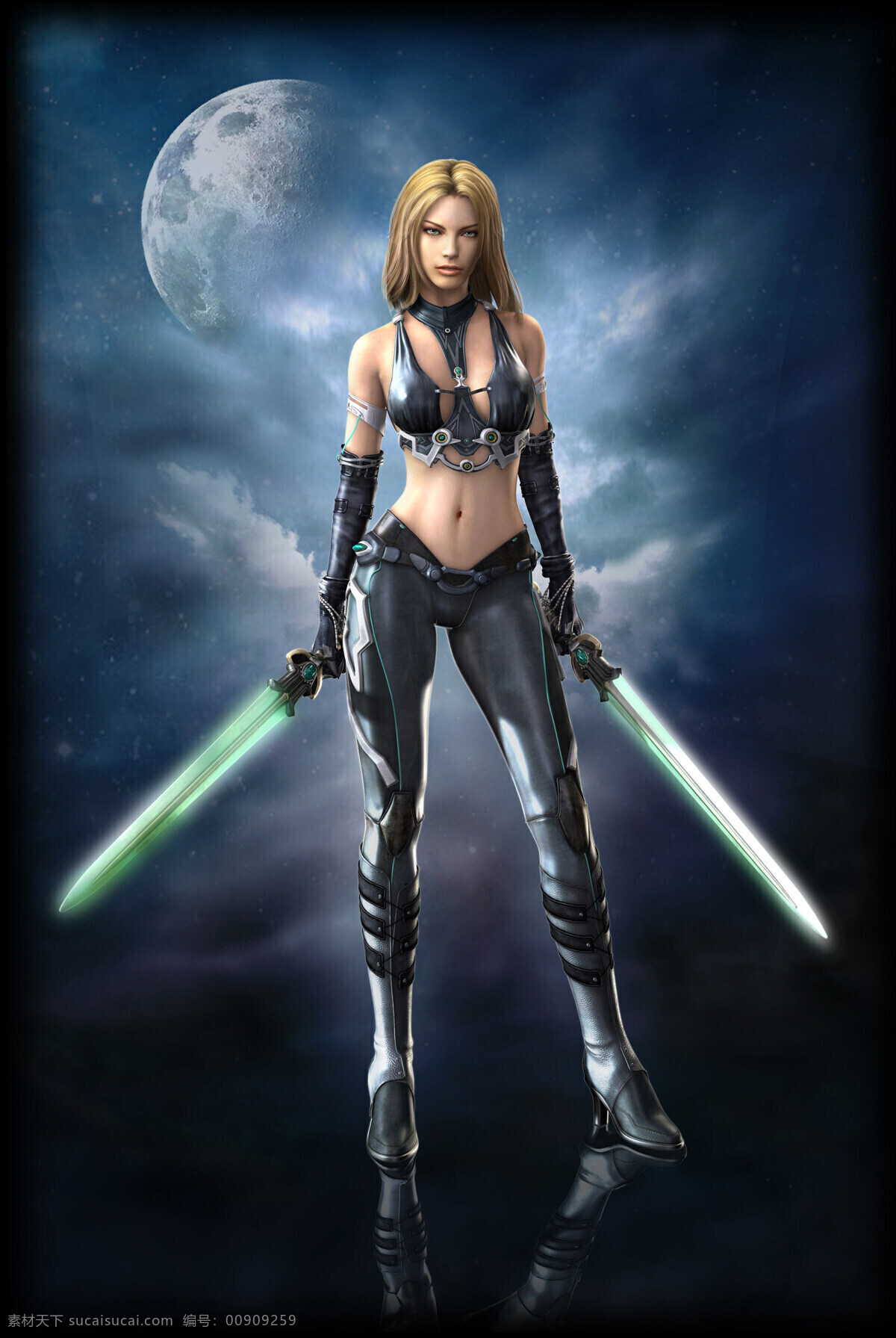 美女战士 美女 3d 卡通 动漫 游戏 壁纸 3d设计 3d作品 设计图库