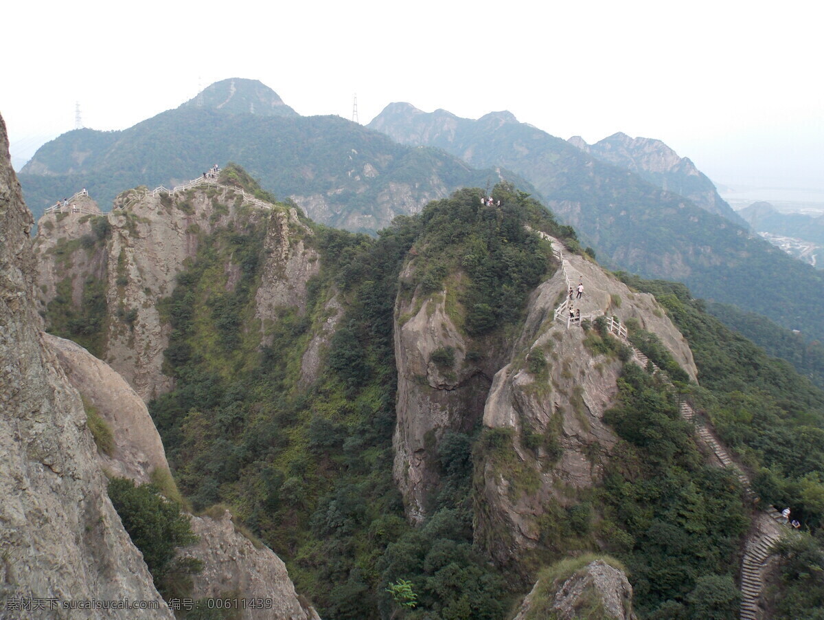 山峰 树叶 岩石 峭壁 乔木 雁荡山 山水风景 自然景观