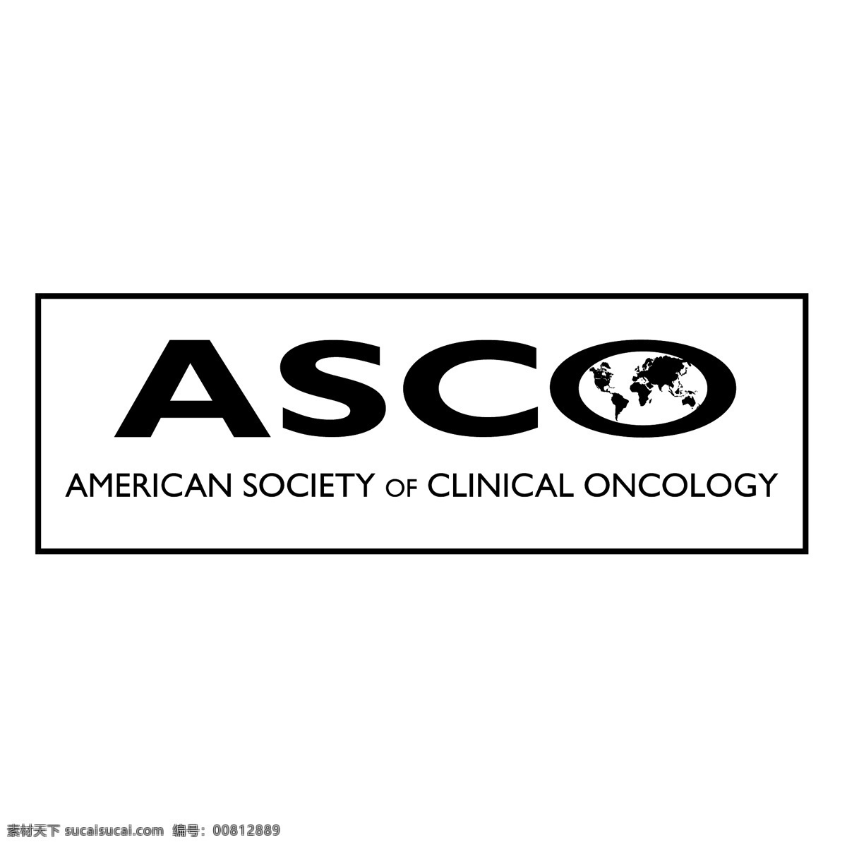 美国 临床 肿瘤 学会 asco 矢量标志 标志 蓝色