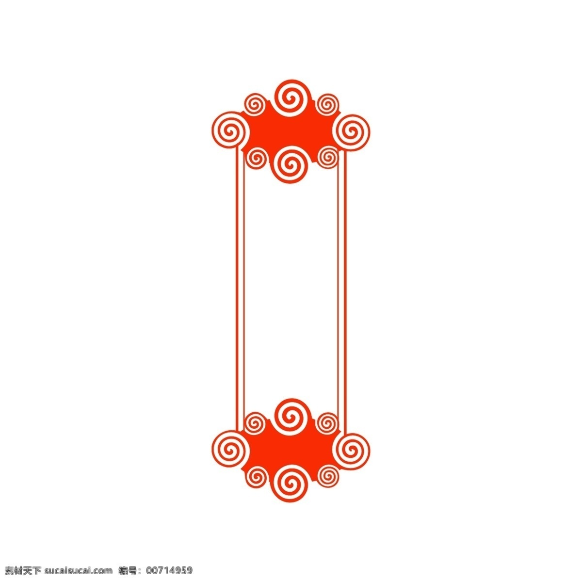 中国 风 红色 喜庆 古典 祥云 纹理 线条 边框 中国风 古典边框 png图 线条边框