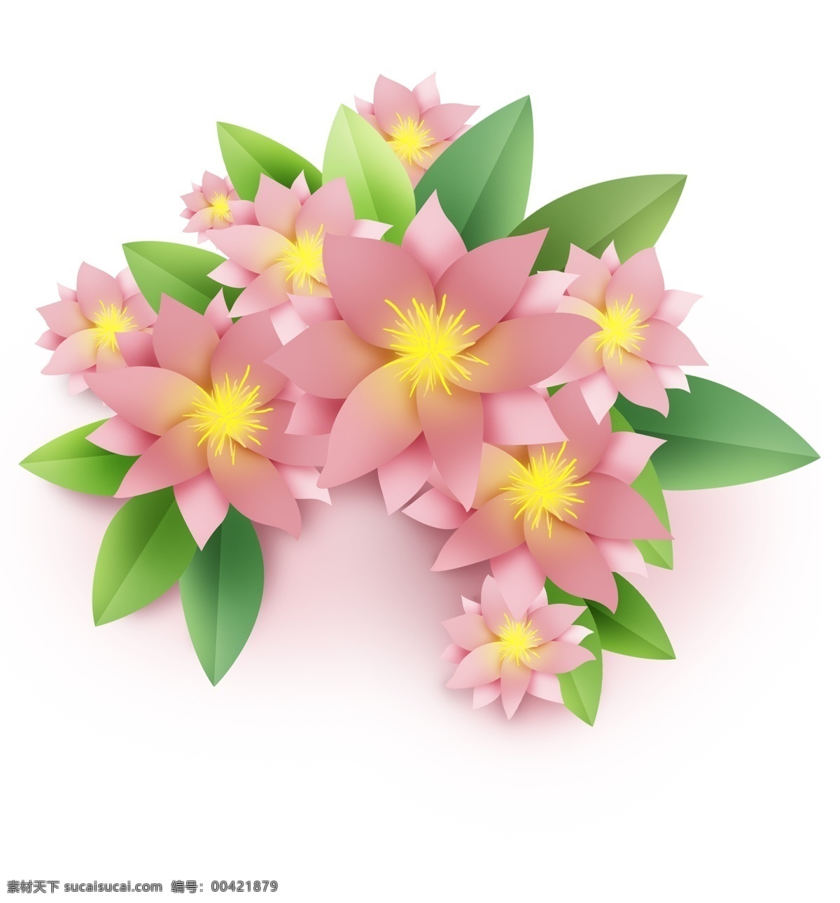 立体 折纸 风 粉色 花卉 春天 种植花卉 花朵 女性 叶子 折纸风 立体花朵 立体花卉 花香 植物 叶片
