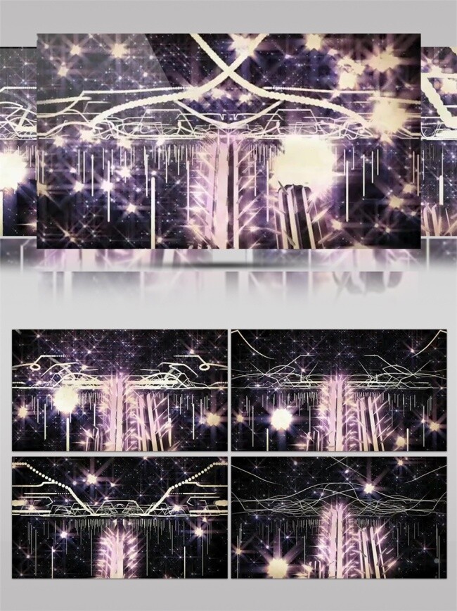 金色 激光 城市 动态 视频 未来 科技 光束 黄色 光斑散射 视觉享受 手机壁纸