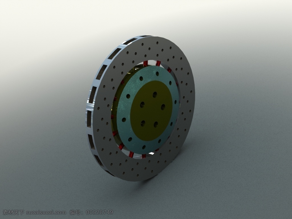 盘式 制动器 机械设计 汽车 零部件 3d模型素材 其他3d模型