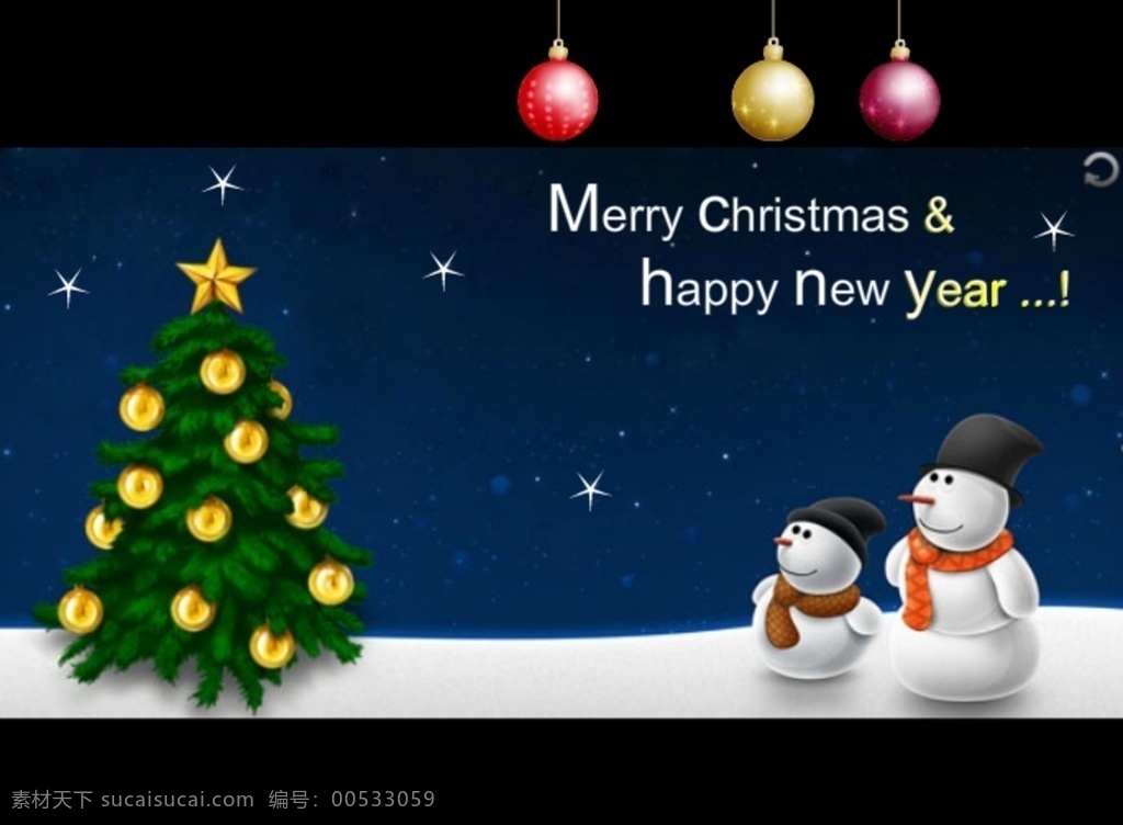 圣诞树 圣诞 雪人 flash 动画 贺 贺卡 多媒体 网站应用 swf