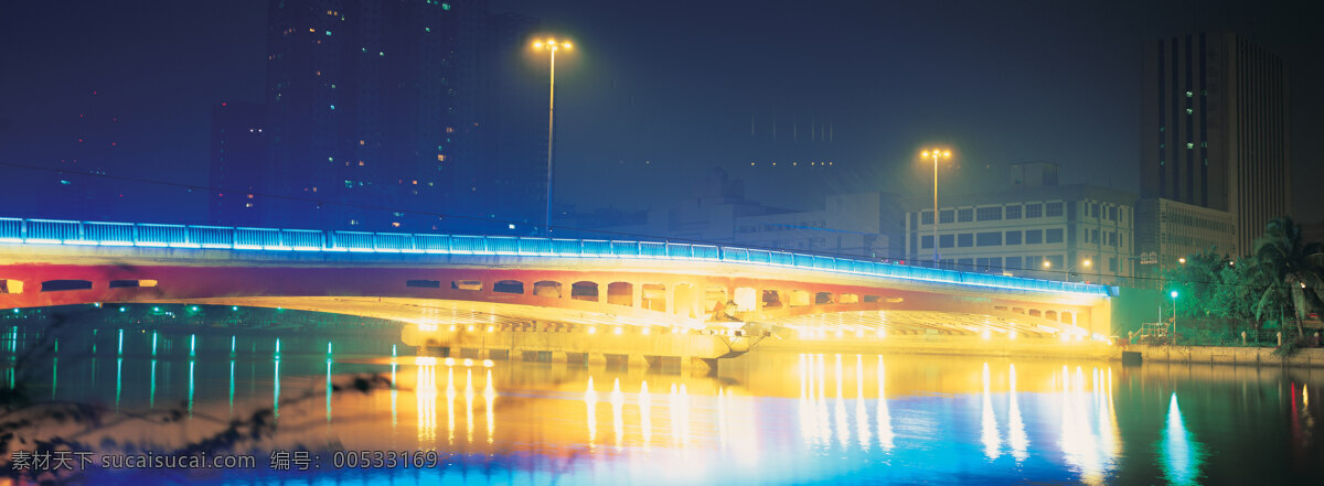 城市夜景 大桥 倒影 灯红酒绿 都市夜景 河流 建筑景观 路灯 夜景 自然景观 摄影图库 夜色美景 城市夜灯 高楼耸立 自然风景 装饰素材 灯饰素材