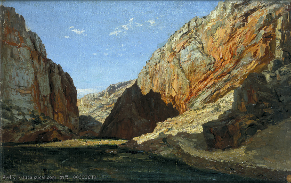 大师 画家 古典 画 建筑 景物 装饰画 油画 aragon jaraba pass the de carlos haes 人物 高清 西方 国外 现代 装饰素材