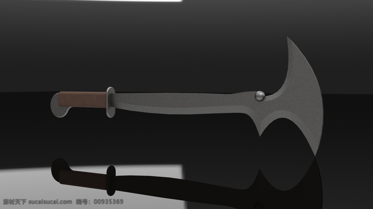 swarx 冰 战士 刀 幻想 剑 武器 刀片 斧 3d模型素材 其他3d模型