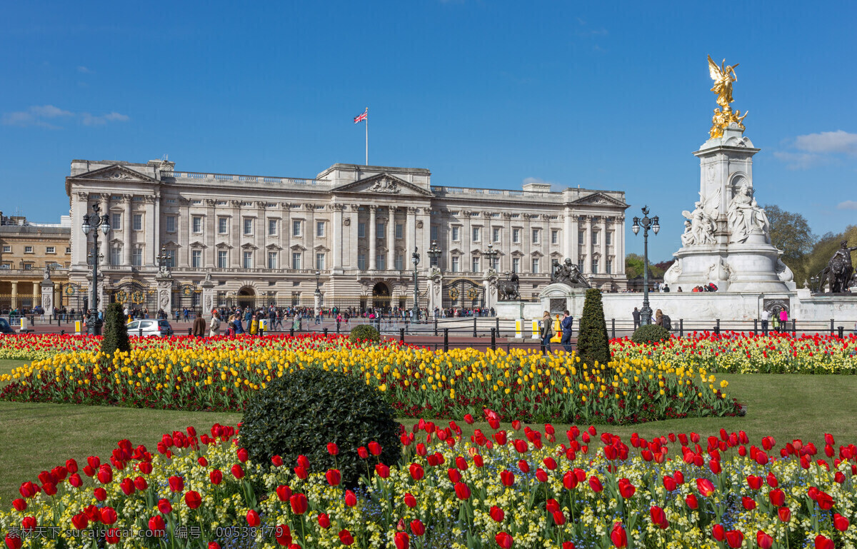 英国白金汉宫 英国 王室 白金汉宫 旅游 古建筑 欧洲城市 自然景观 建筑景观