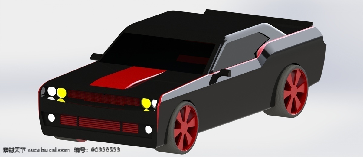 道奇 挑战者 汽车 轮辋 种族 3d模型素材 其他3d模型