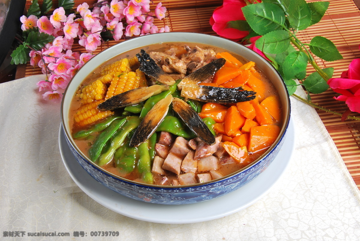 百膳农家院 百膳 茄子 豆角 玉米 排骨 美食 传统美食 餐饮美食