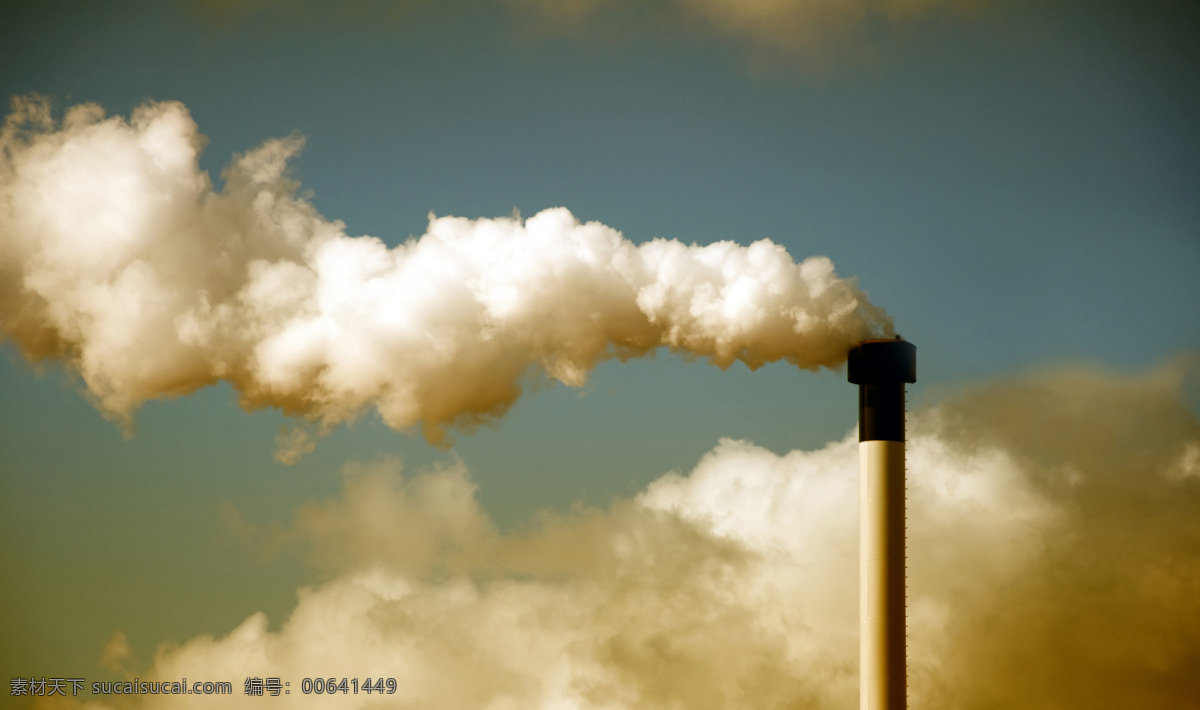 冒烟的烟囱 烟囱 工业 污染空气 污染 粉尘 二氧化碳 全球变暖 温室 温室气体 温室效应 乌烟 烟尘 工业类 工业生产 现代科技 其他类别 环境家居 黄色