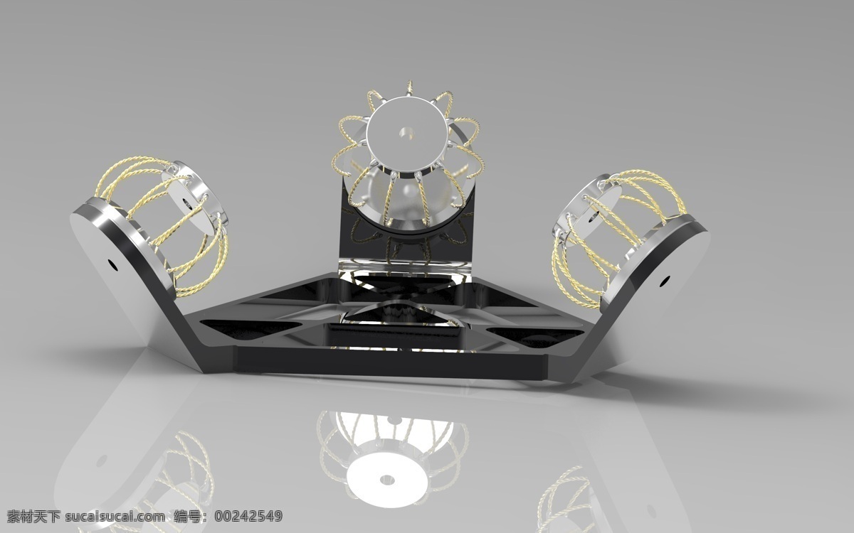 隔振器 航空 机器人 航空航天 3d模型素材 建筑模型