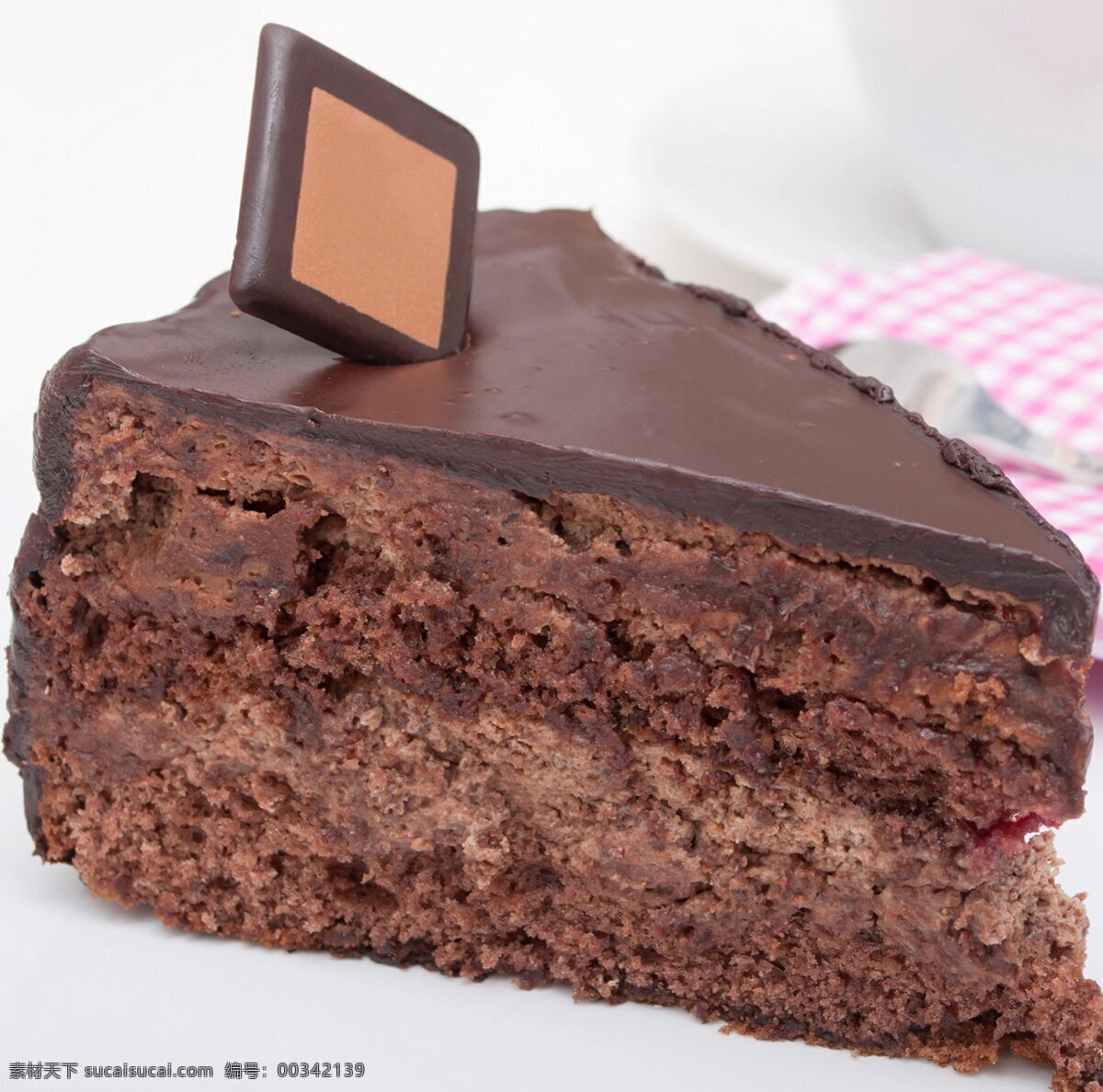 美味 巧克力 切块 蛋糕 蛋糕块 糕点 美味蛋糕