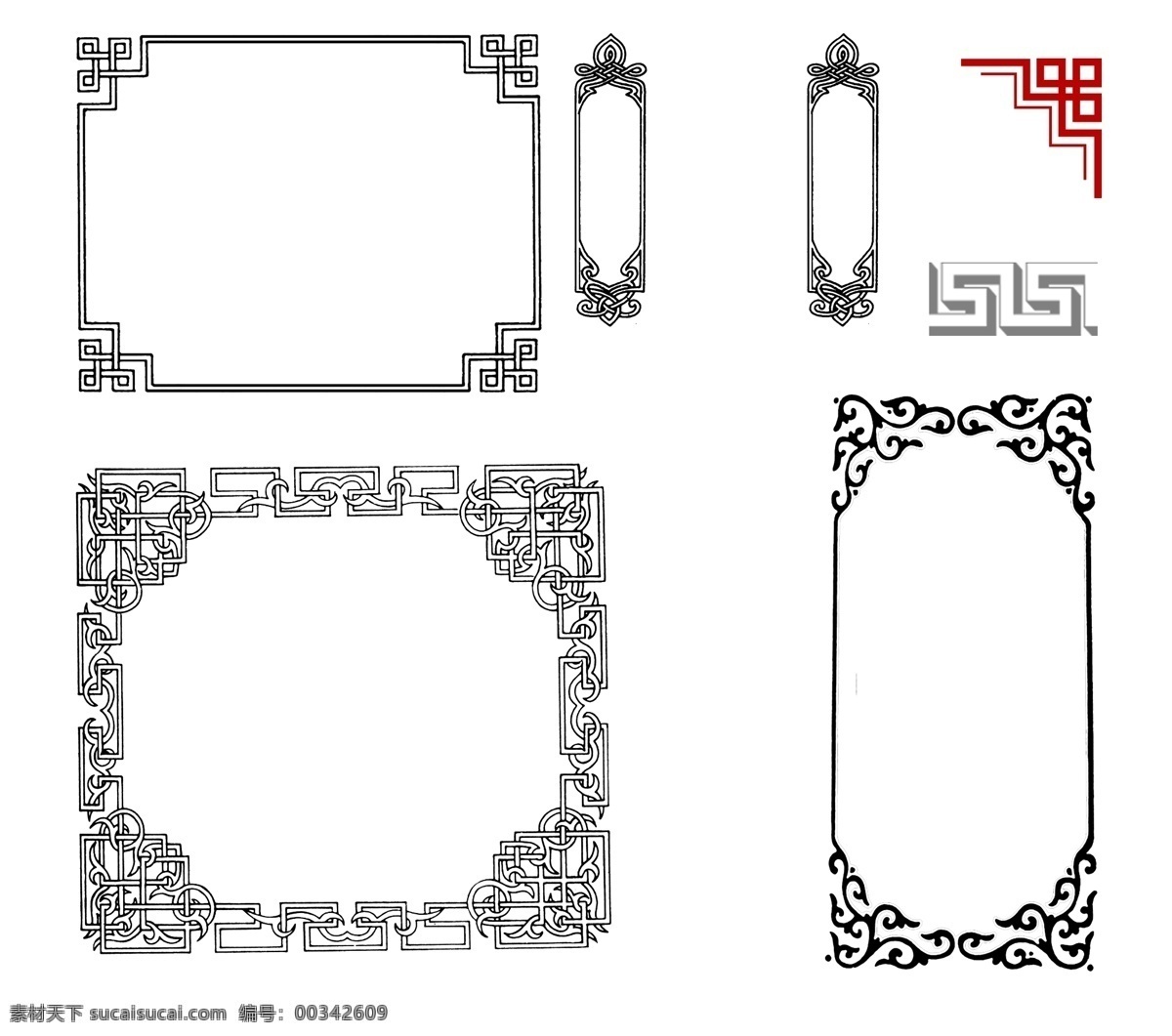 边框类素材 素材免费下载 psd素材 古典元素 边框 中式花纹 花纹边框 图框 花纹 花边 我的作品