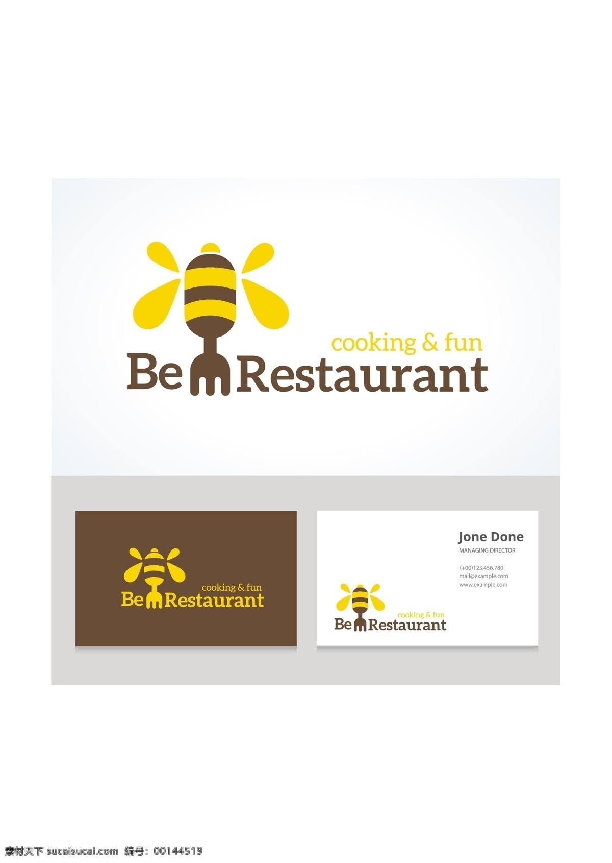 蜜蜂 餐厅 logo 蜜蜂logo 蜂类 昆虫 美术 简洁 精美 简单 标准 vi vis cis 视觉 创意 创作 logo设计